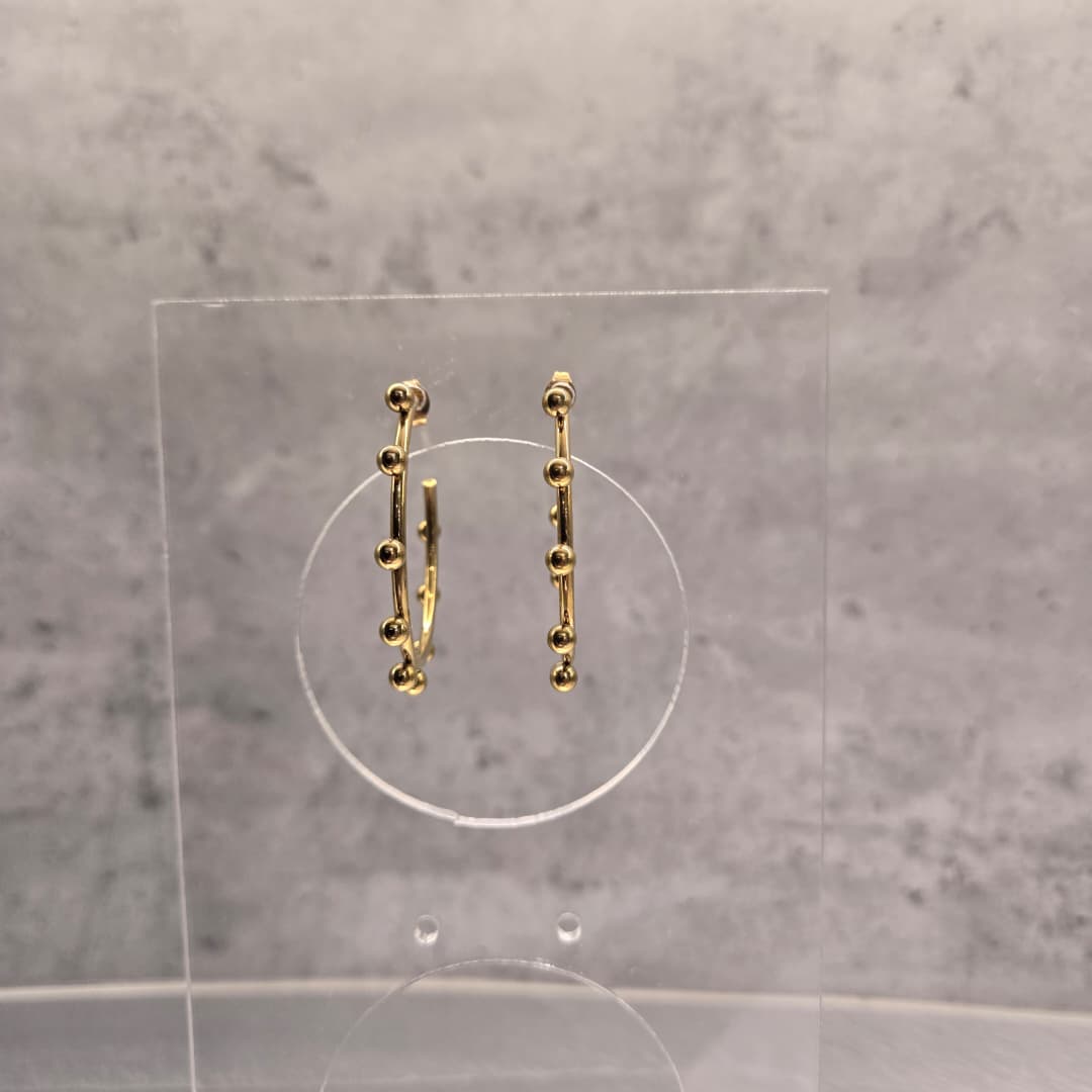 BEADS HOOP GOLD