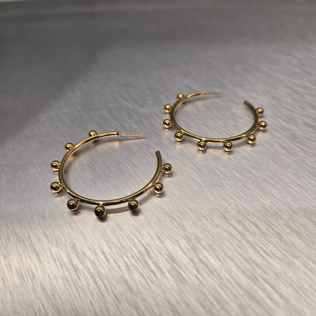 BEADS HOOP GOLD