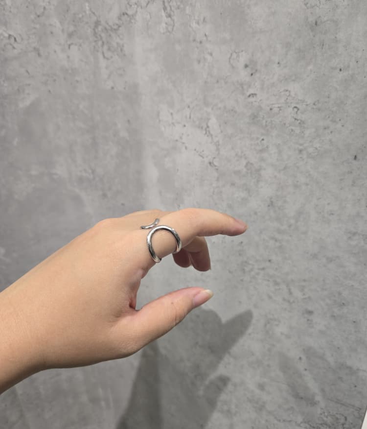 LINGKARAN FINGER RING SILVER