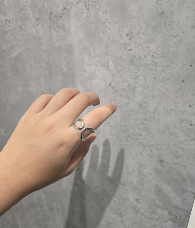 LINGKARAN FINGER RING SILVER