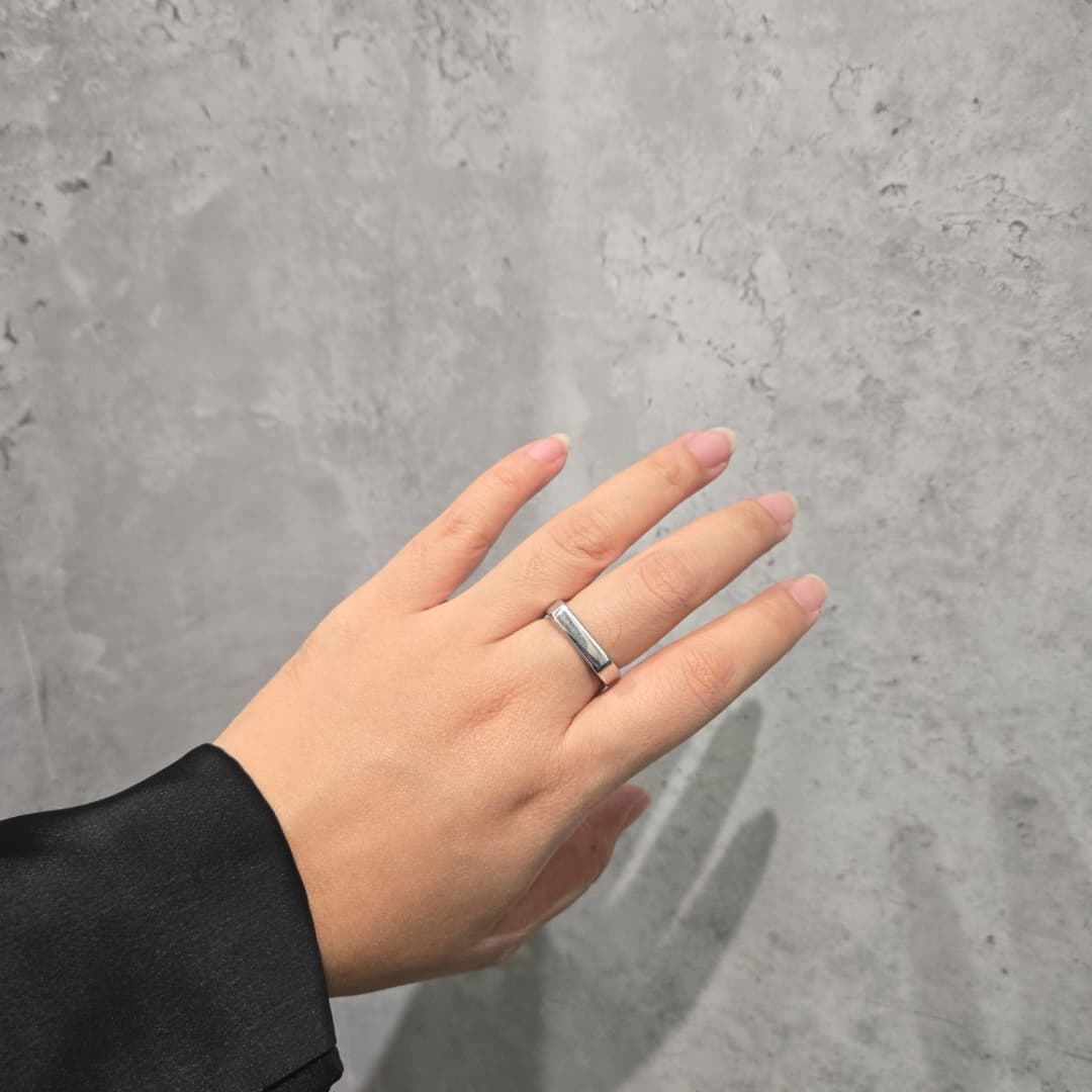 FLAT RING SILVER