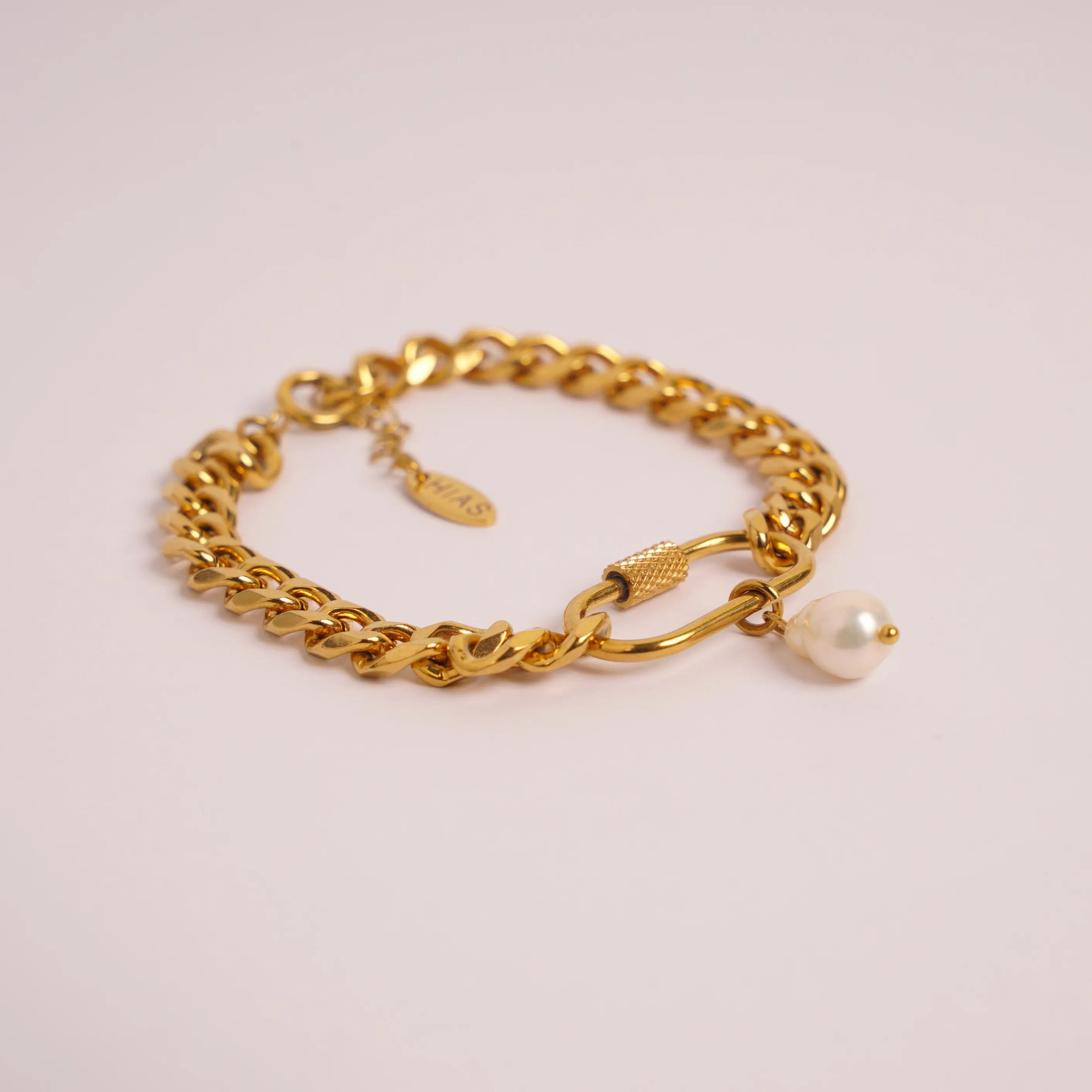DWI CARABINER BRACELET SILVER
