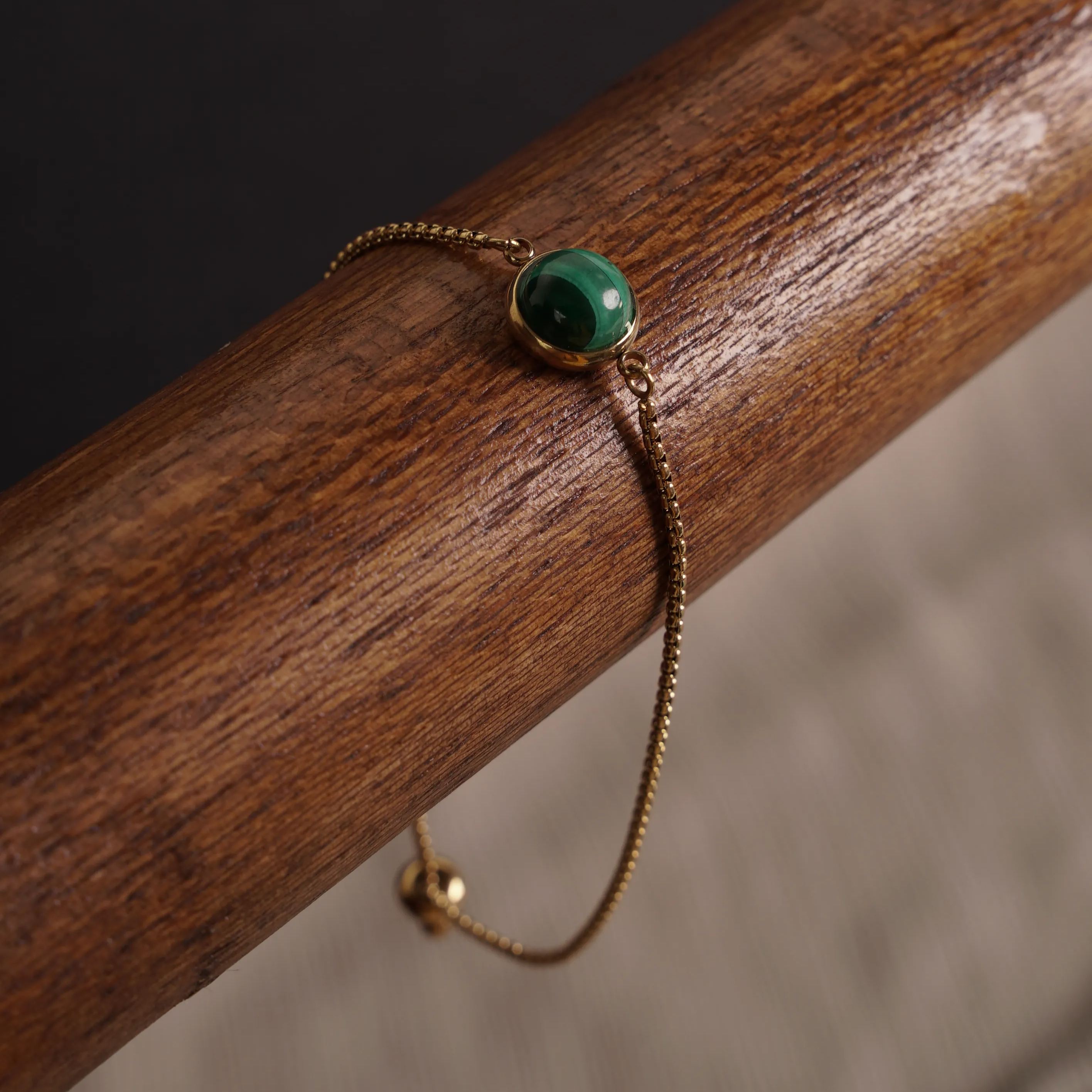 PESONA MALACHITE BRACELET GOLD 