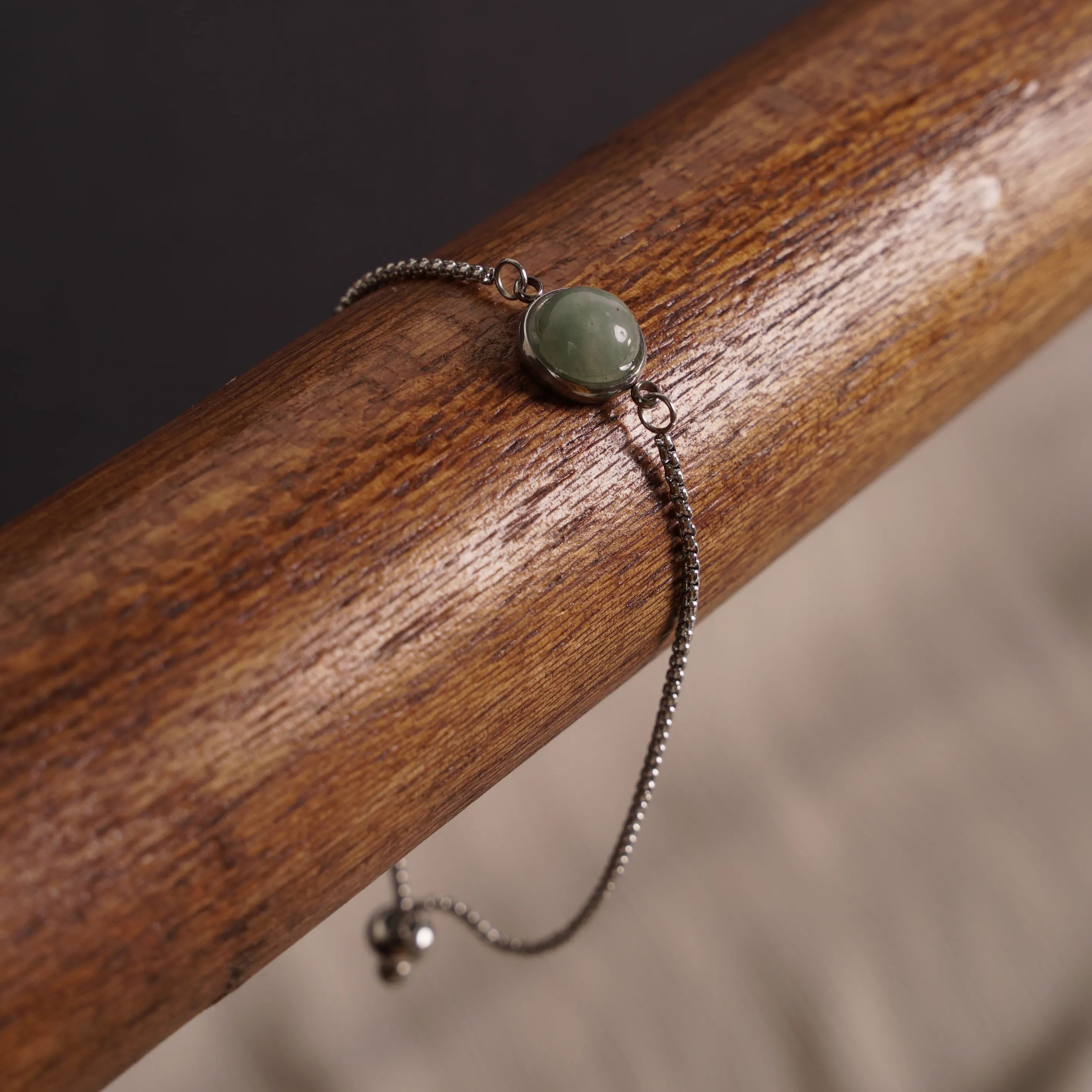 PESONA AVENTURINE BRACELET STEEL