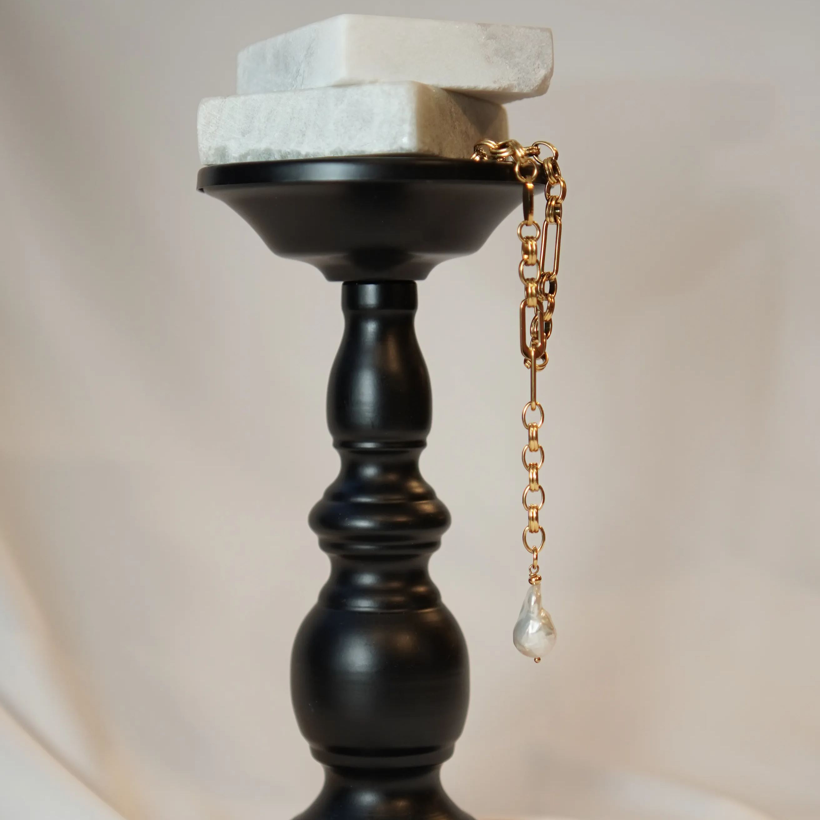 [Copy]LUXE BAROQUE LARIAT SILVER