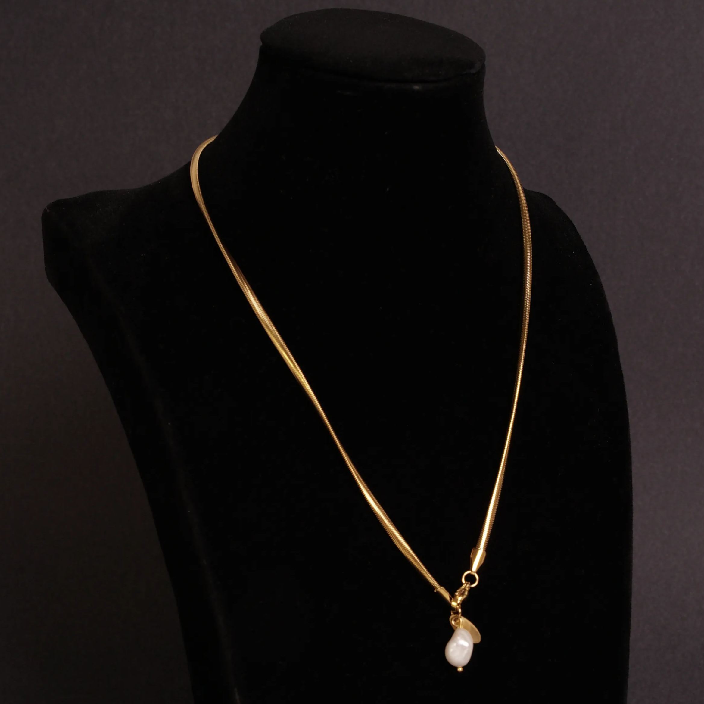 [Copy]THICK HERRINGBONE NECKLACE