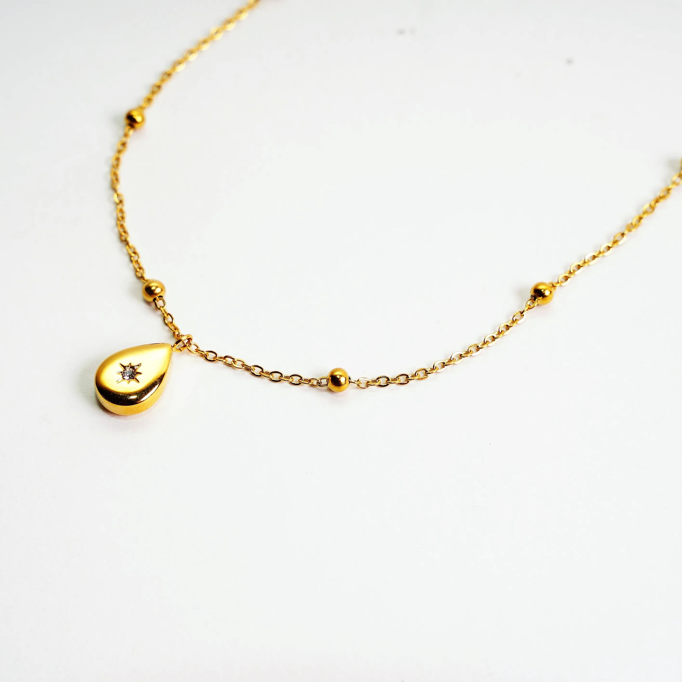 TEARDROP NECKLACE GOLD