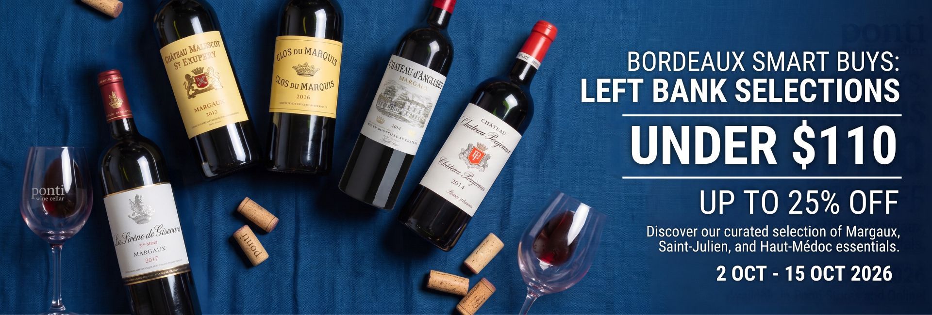 Bordeaux Smart Buys: Left Bank Selections Under $110 2 - 15 Oct 2026