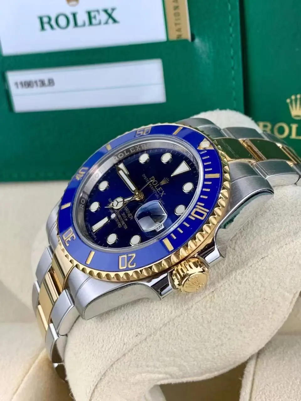 当日出荷 ROLEX ロレックス サブマリーナー デイト116613LB ブルー ランダムシリアル 40MM