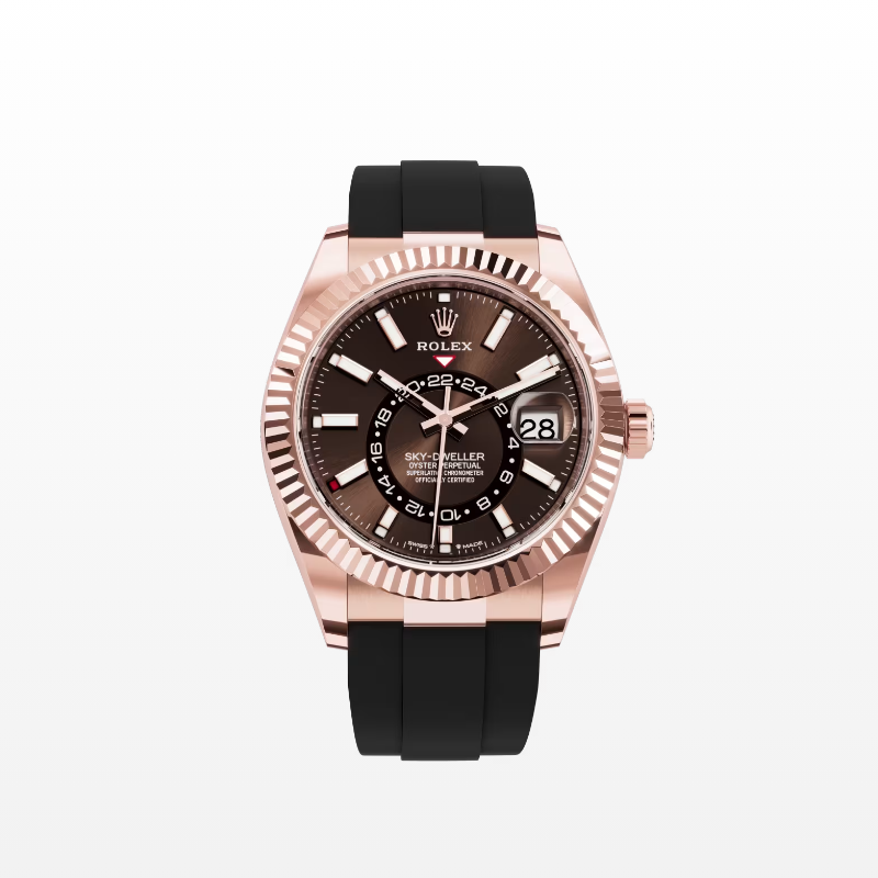 ロレックス スカイドゥエラー  オイスター、42 mm、エバーローズゴールド  リファレンス m336235-0002