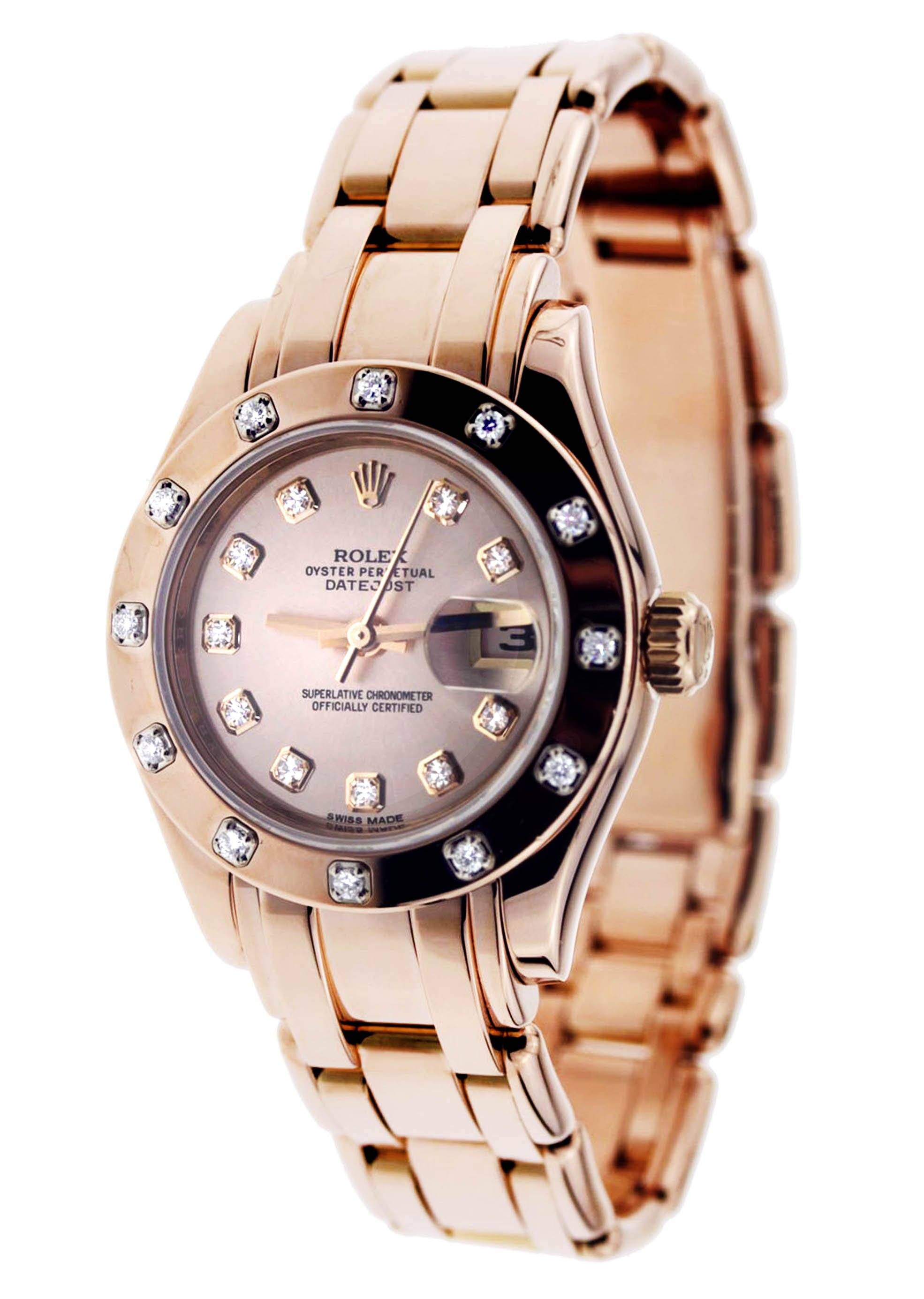 ロレックス パールマスター レディースウォッチ | 18Kピンクゴールド | 34mm