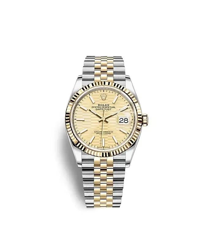 Datejust 36 Rolex Oyster, 36 mm, Oystersteel and yellow gold