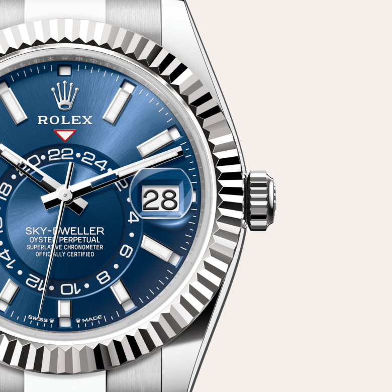ロレックス スカイドゥエラー  オイスター、42 mm、オイスタースチール＆ホワイトゴールド  リファレンス m336934-0005