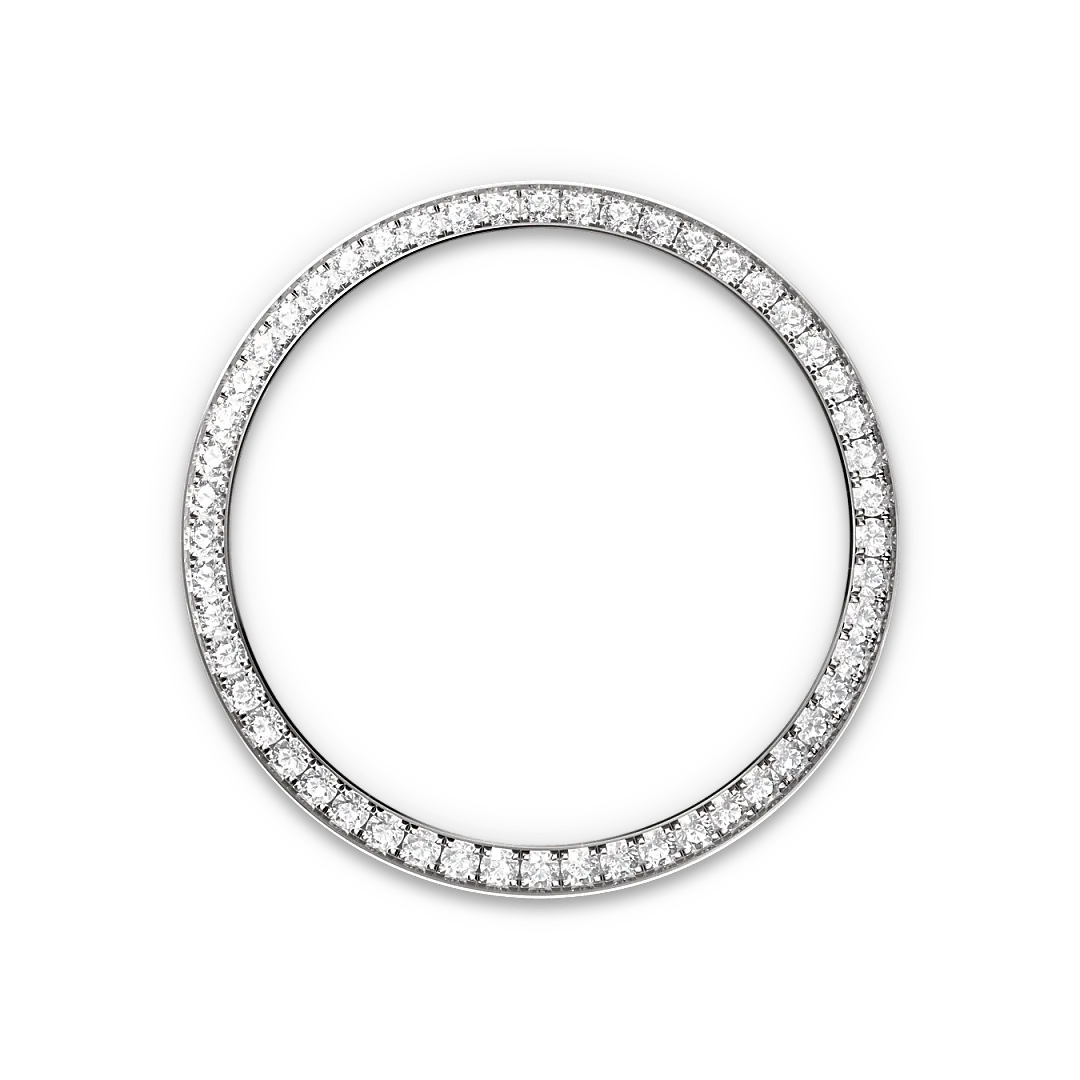 Rolex デイトジャスト 36 オイスター、36 mm、オイスタースチール＆ホワイトゴールド、ダイヤモンド