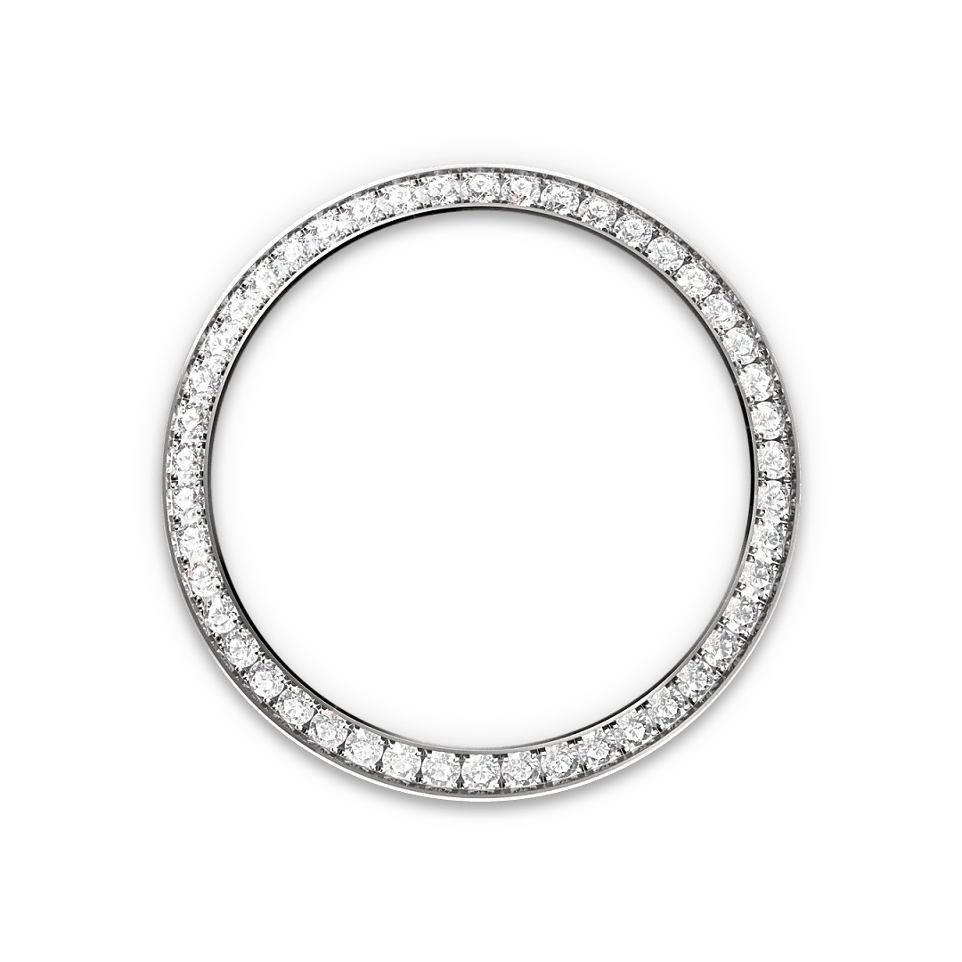 Rolex デイトジャスト 31 オイスター、31 mm、オイスタースチール＆ホワイトゴールド、ダイヤモンド