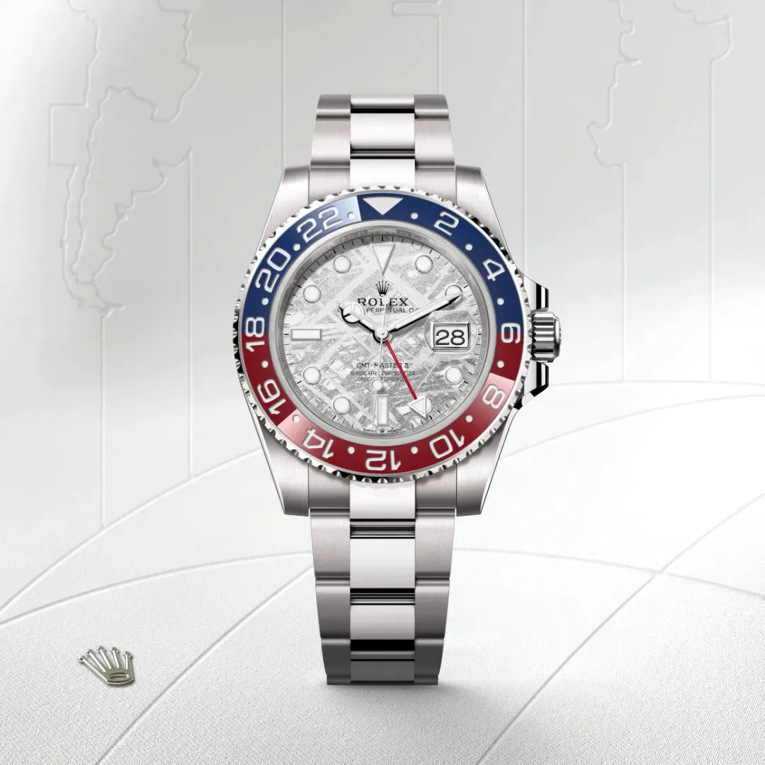 当日出荷 Rolex  ロレックス GmtマスターⅡ 自動巻き ブラック 文字盤 ホワイトゴールド 126719BLRO-0002