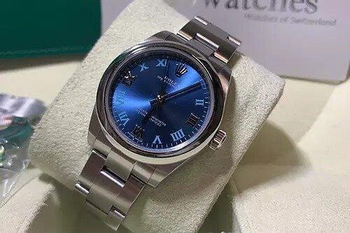R0lex Oyster Perpetual 177200 Blue