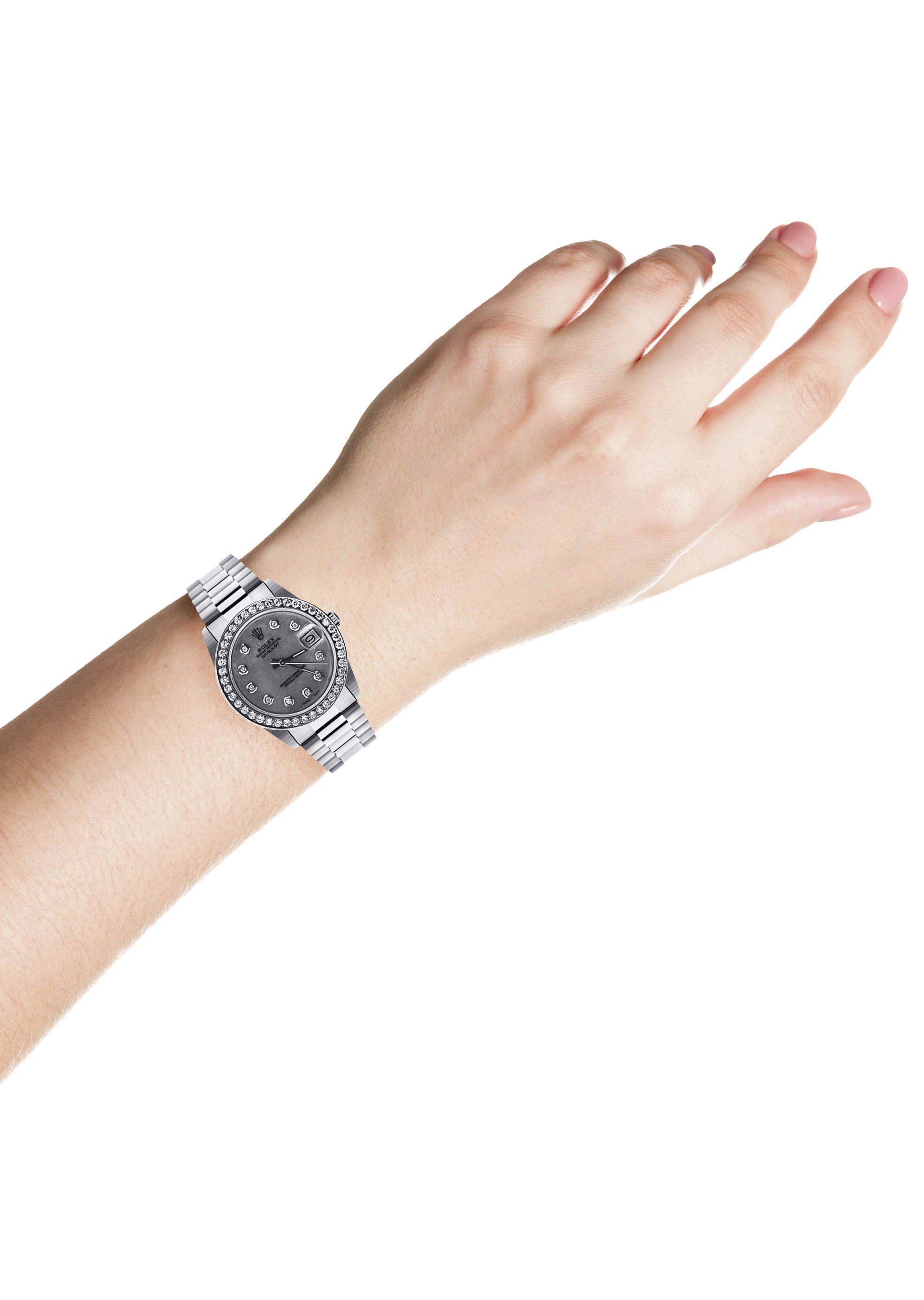ロレックス デイトジャスト プレジデンシャルウォッチ レディース | 18Kホワイトゴールド | 31mm