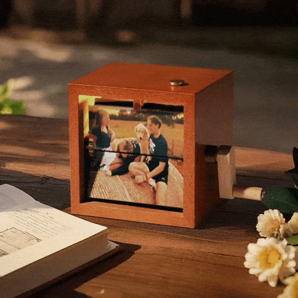 Custom Photo Flipbook Frame Animation Machine Mechanical Hand-cranked