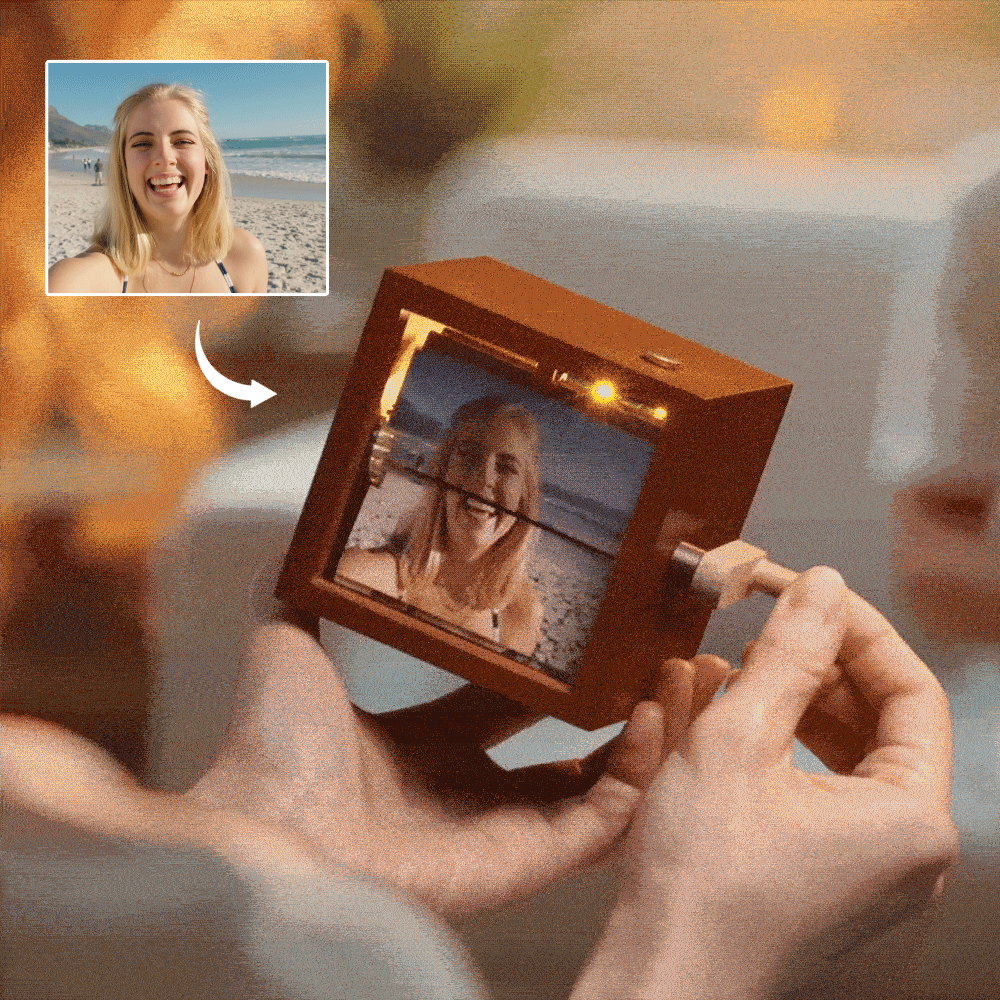 Hand-crank Animation Machine Custom Photo Flipbook Frame Hand-cranked Flipbook Box