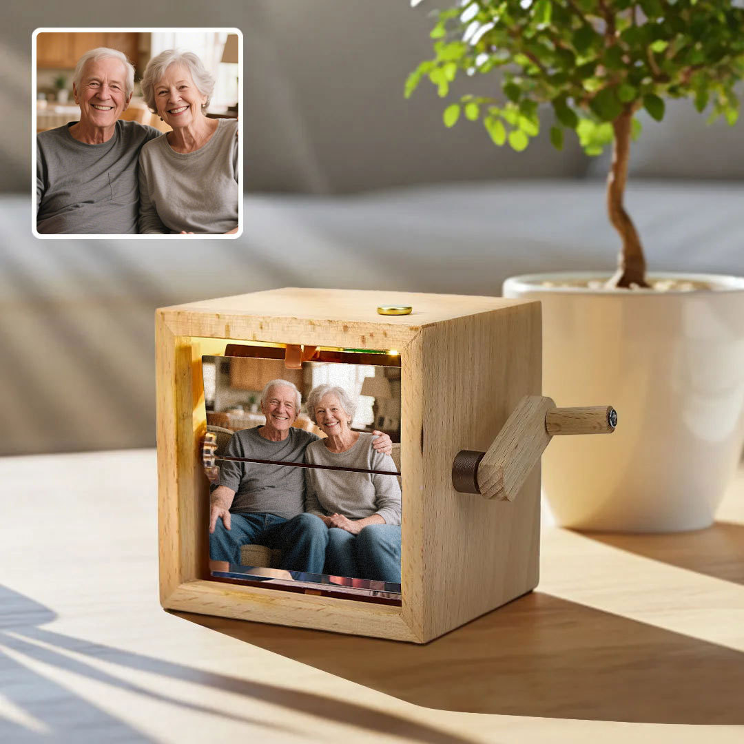 Custom Hand-crank Animation Machine Photo Flipbook Box Interesting Gifts Retirement Gift