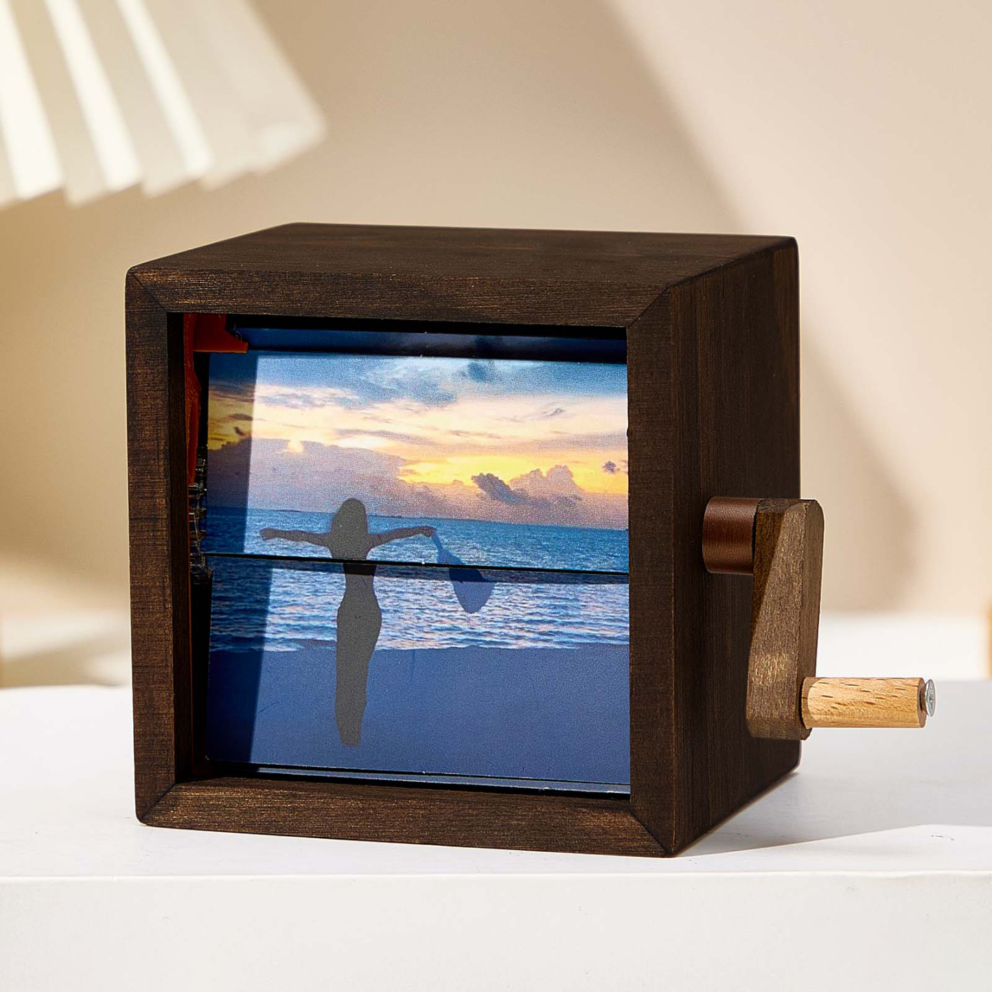 Hand-crank Animation Machine Custom Photo Flipbook Box Wedding Gifts