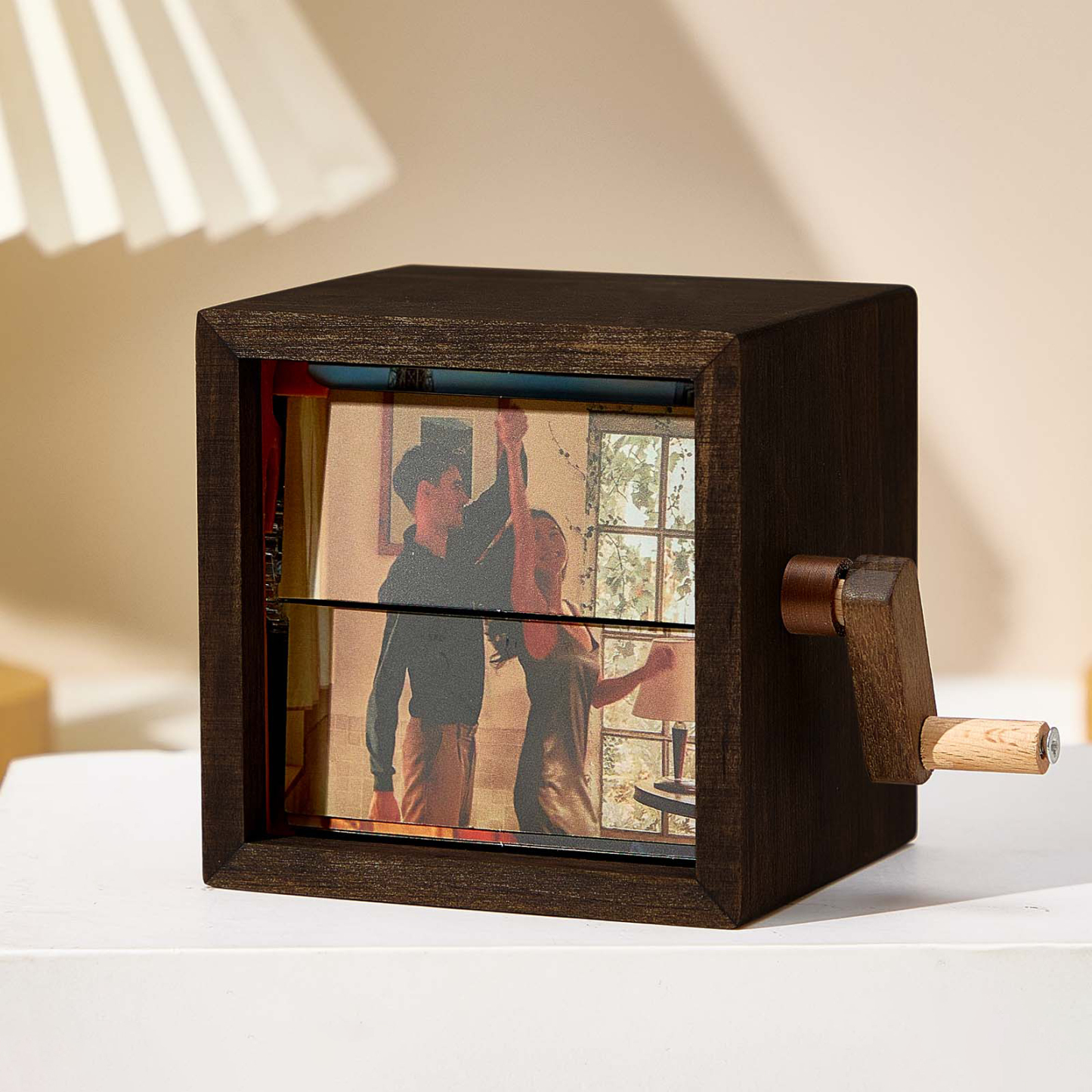 Hand-crank Animation Machine Custom Photo Flipbook Box Wedding Gifts