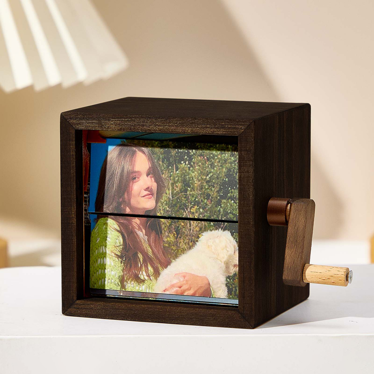 Hand-crank Animation Machine Custom Photo Flipbook Box Wedding Gifts