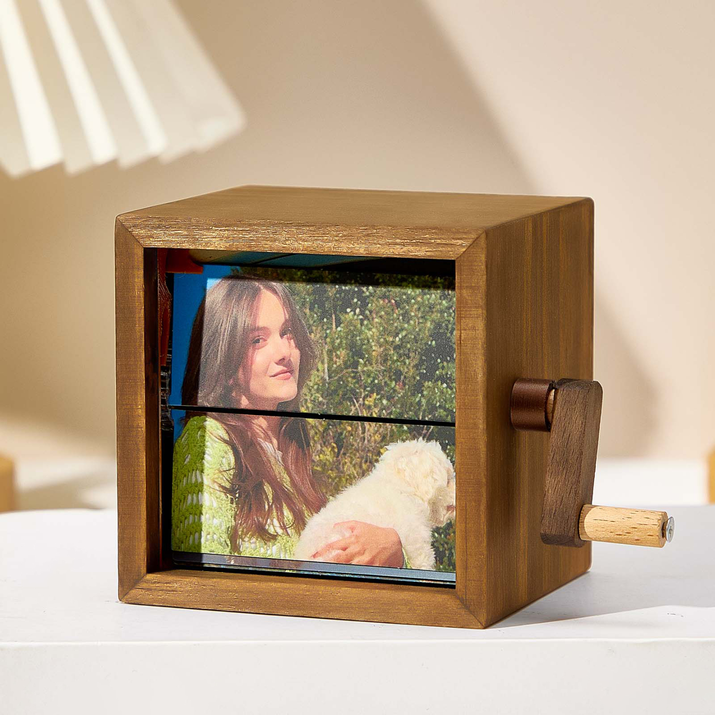 Hand-crank Animation Machine Custom Photo Flipbook Box Wedding Gifts