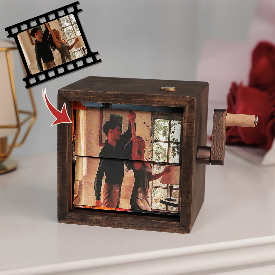 Hand-crank Animation Machine Custom Photo Flipbook Box Couple Gifts Wedding Gifts