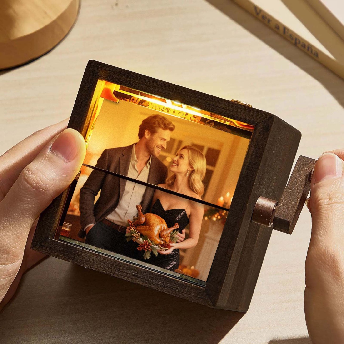 Custom Video Upload Hand-crank Animation Machine Custom Photo Flipbook