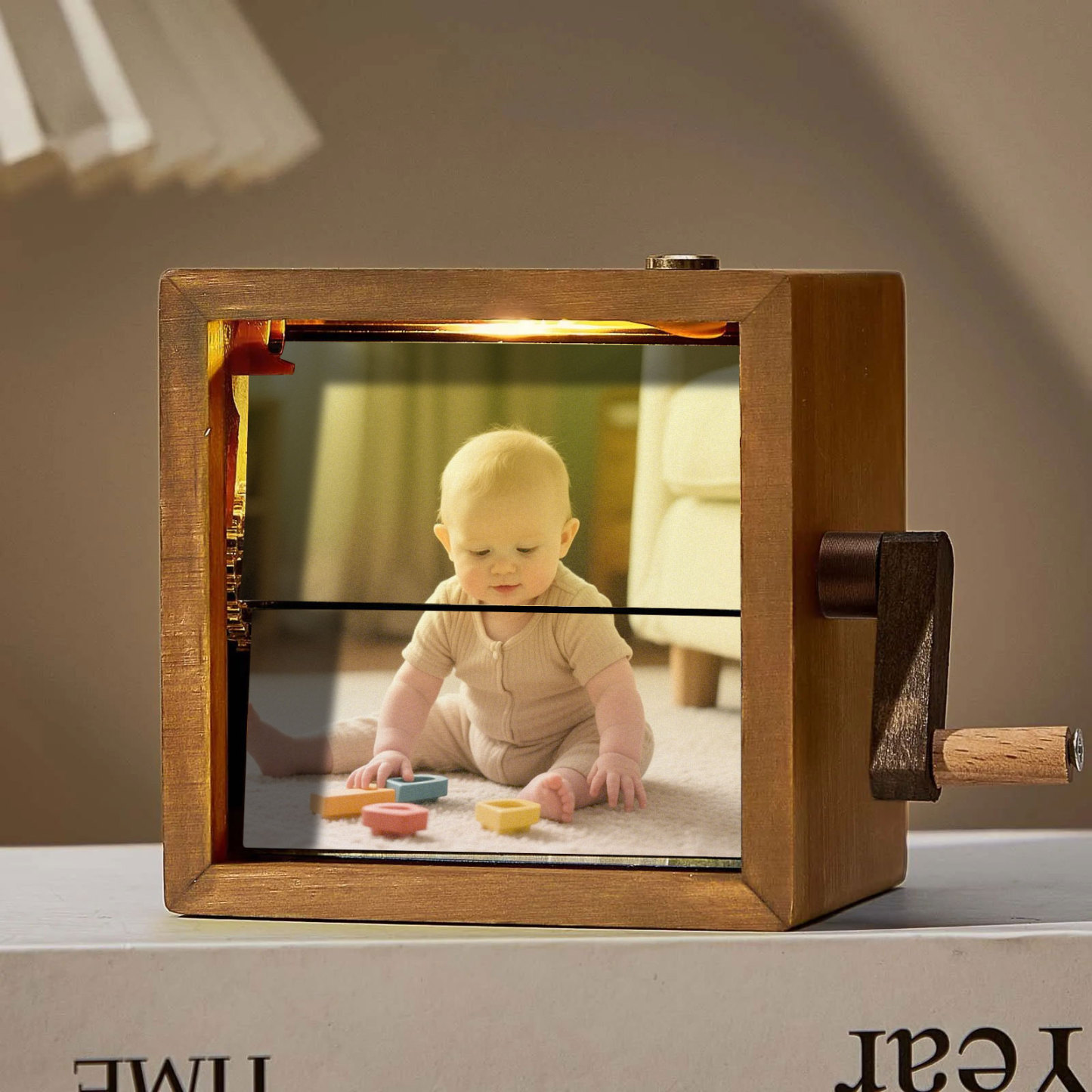 Hand-crank Animation Machine Custom Photo Flipbook Box Wedding Gifts