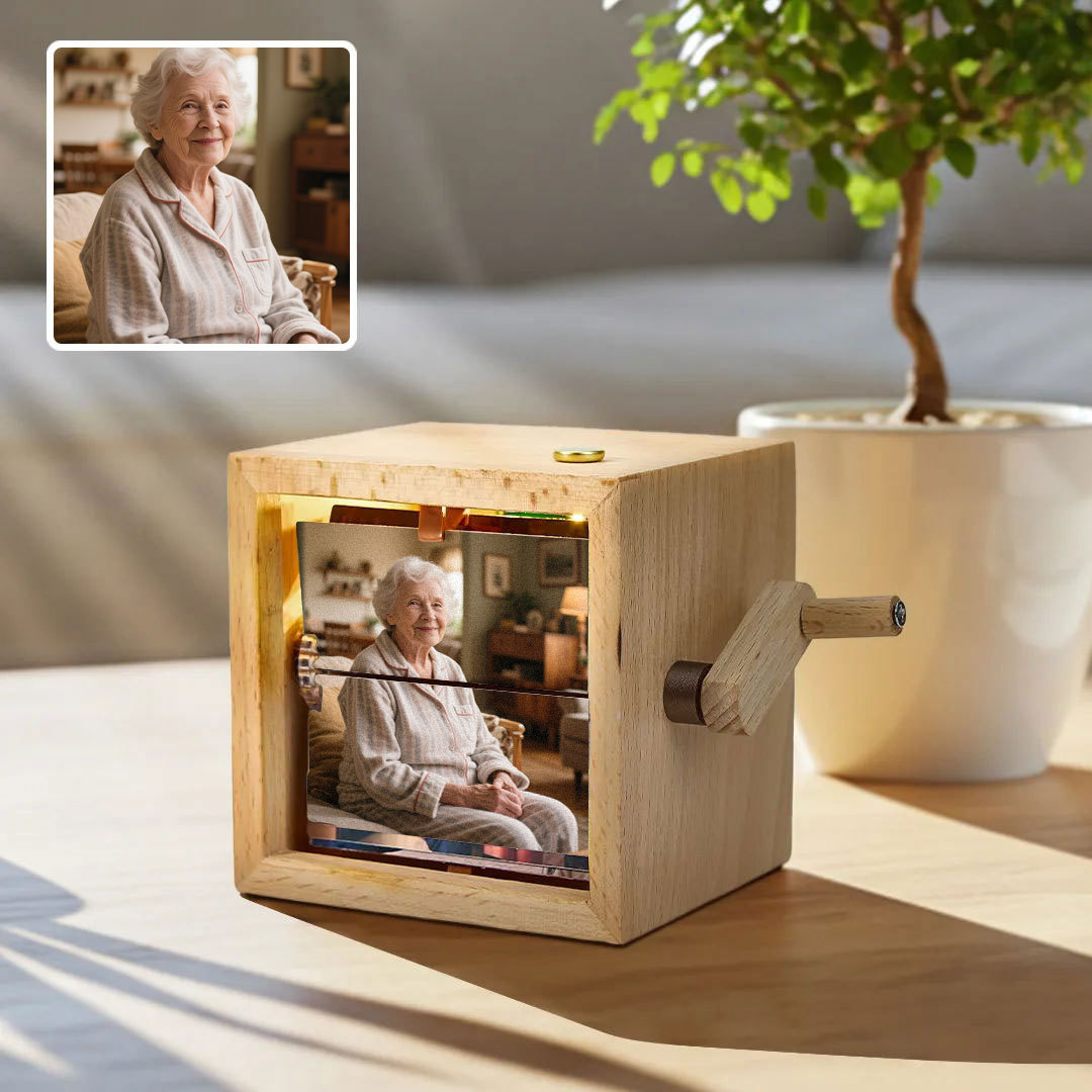Hand-crank Animation Machine Custom Photo Flipbook Box Wedding Gifts