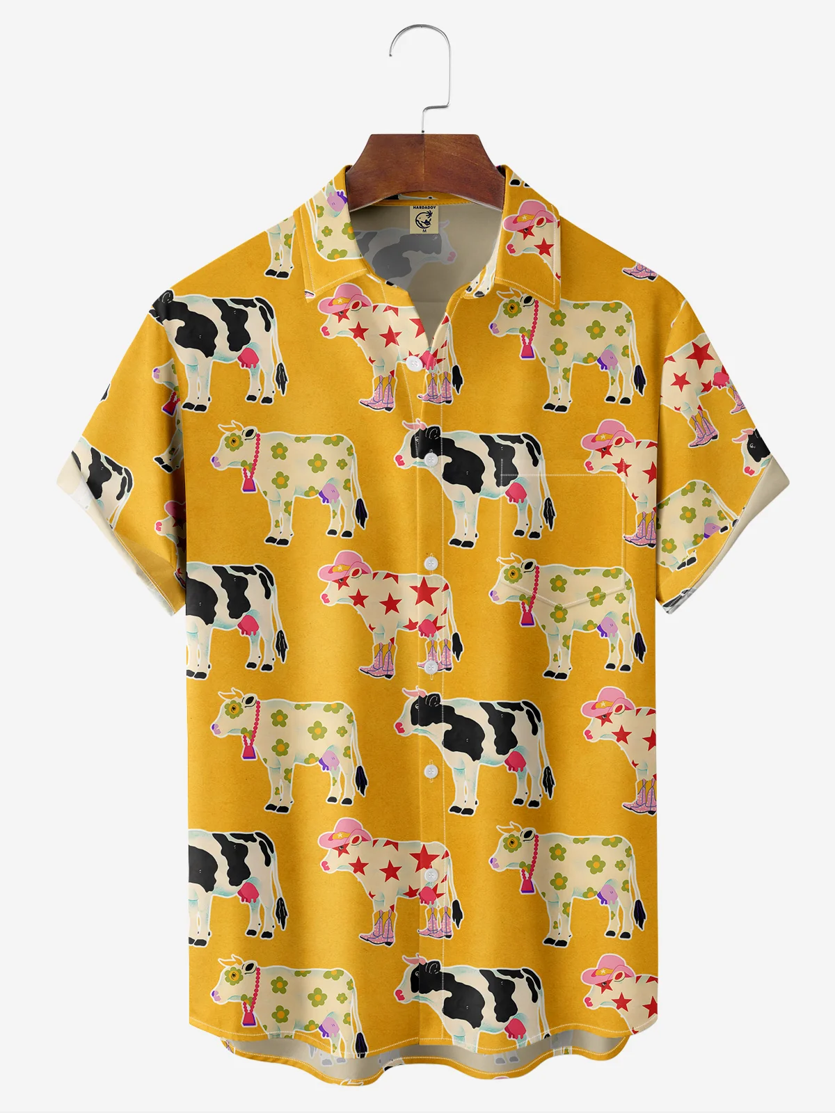 Vintage Western Cow Shirt By Andreea Dumuta