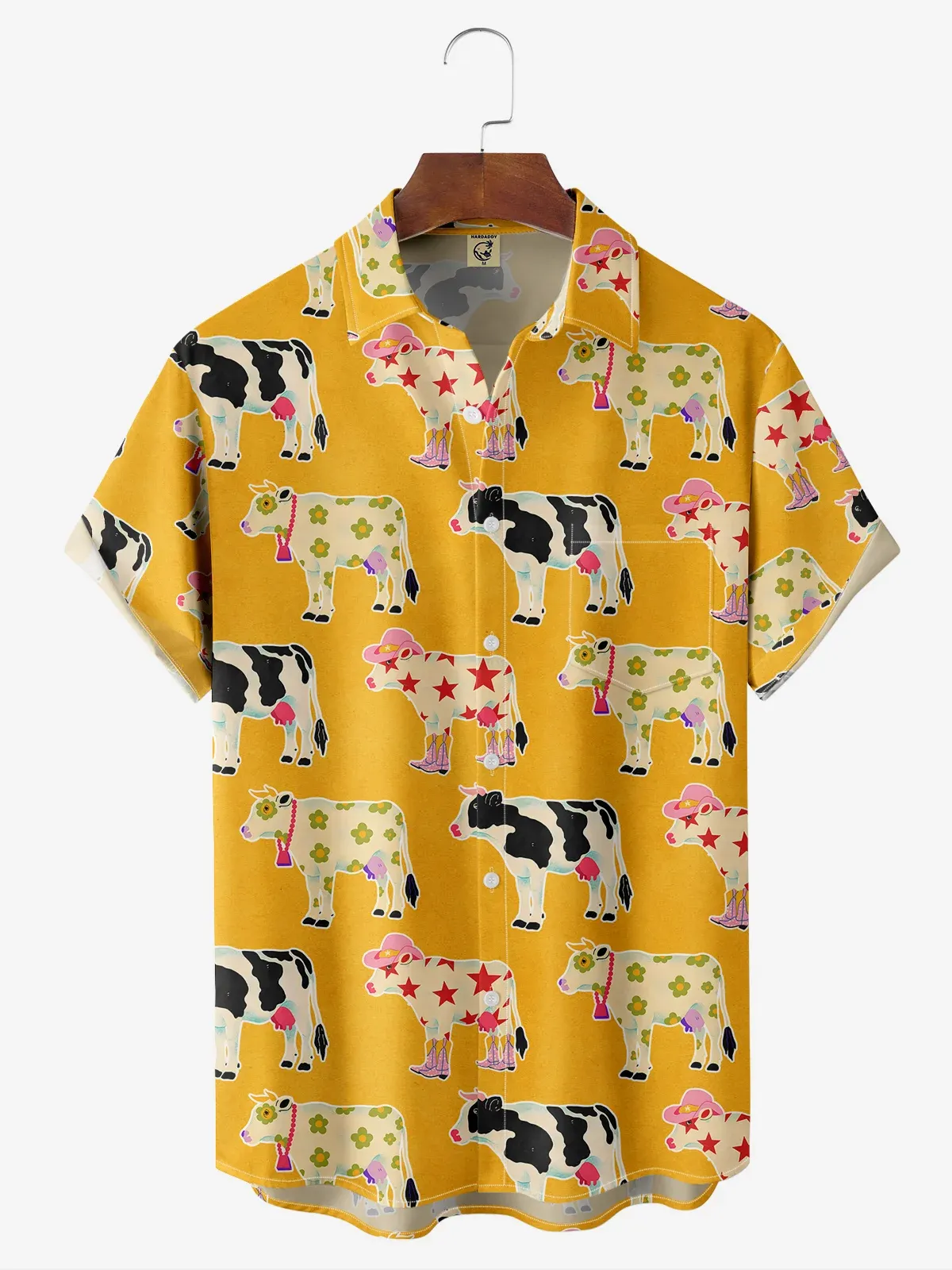 Vintage Western Cow Shirt By Andreea Dumuta