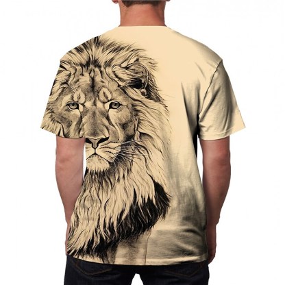 Men's T-shirt  3D Print Graphic Prints Short Sleeve Tops