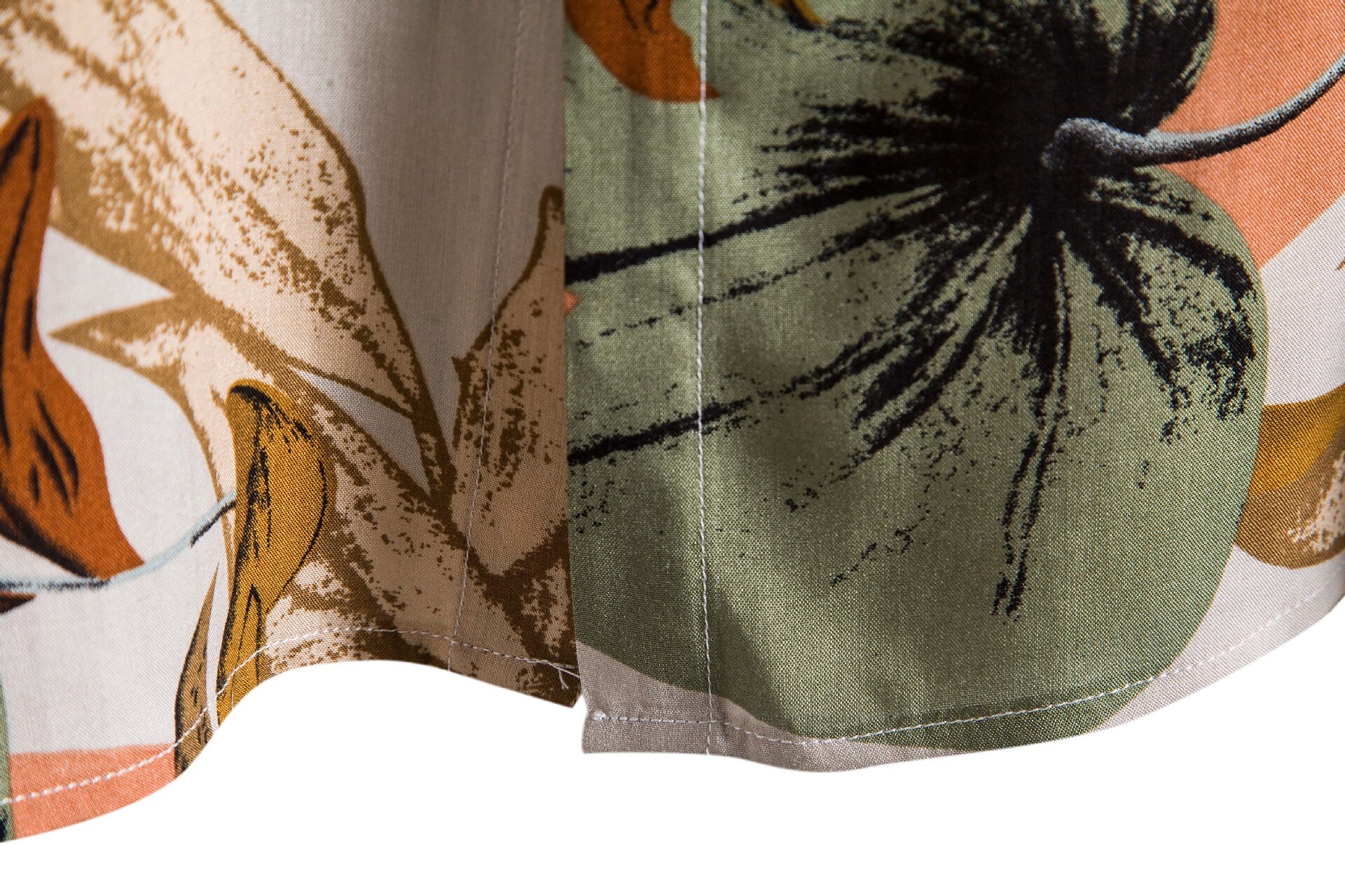 Men's Casual Flowers Print Short Sleeve T-Shirt