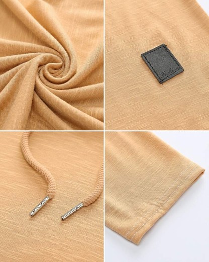 Men's Solid Color Sports & Outdoor Long Sleeve Pullover Hoodie Sweatshirt