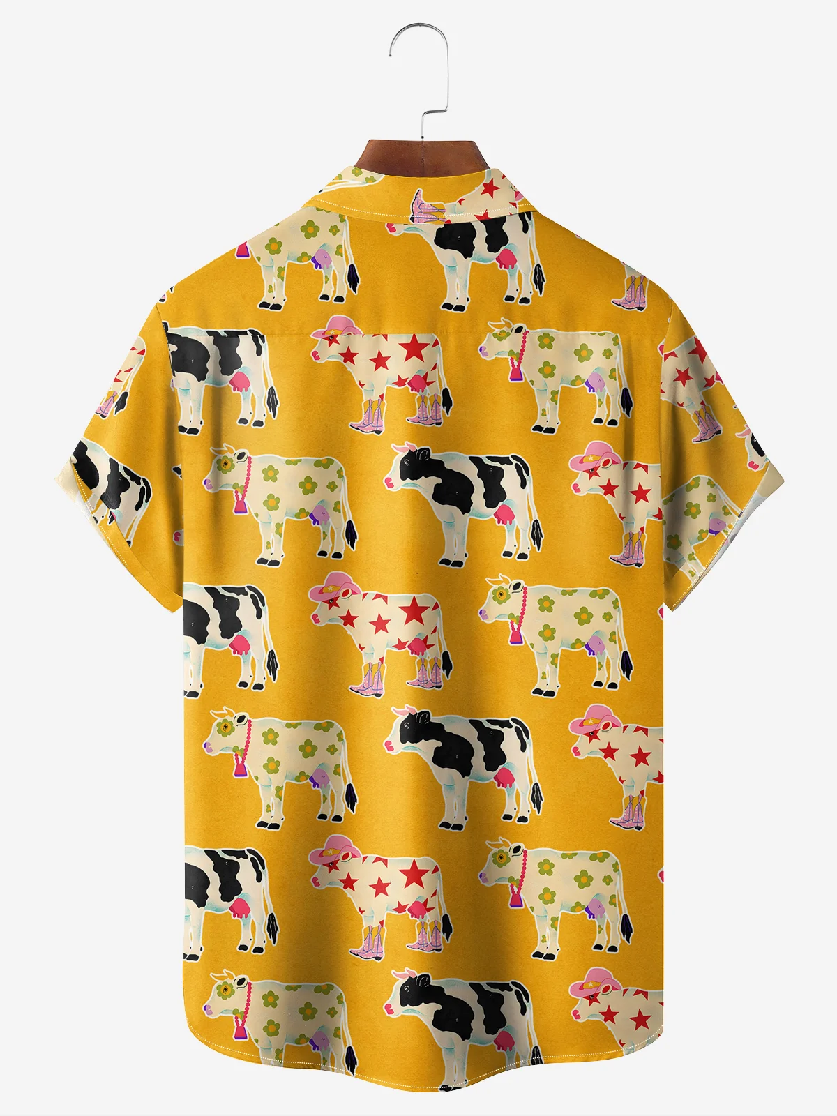 Vintage Western Cow Shirt By Andreea Dumuta