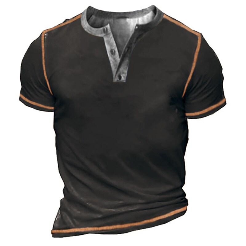 Men's Henley  T-shirt
