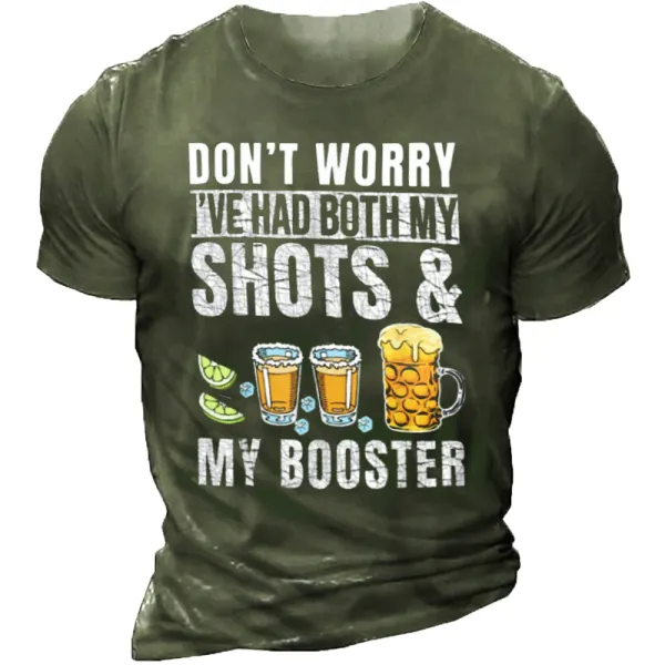 Don't Worry I've Had Both My Shots And Booster Funny Vaccine T-Shirt