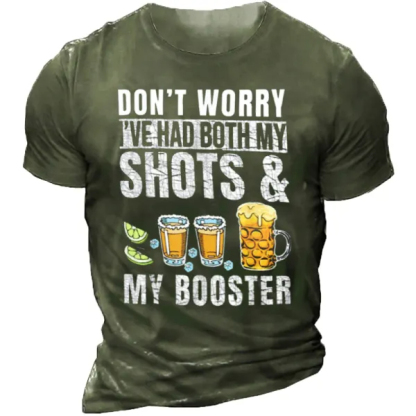 Don't Worry I've Had Both My Shots And Booster Funny Vaccine T-Shirt