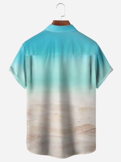 Rhyvra Gorilla Carrying Taco And Beer Chest Pocket Short Sleeve Casual Shirt