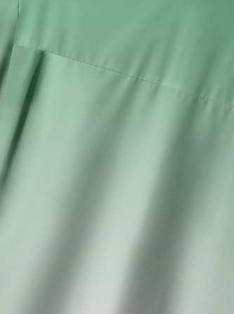 Rhyvra Hawaiian Button Up Shirt for Men Green St. Patrick's Day Lucky Clover Regular Fit Short Sleeve Shirt St Paddy's Day Shirt