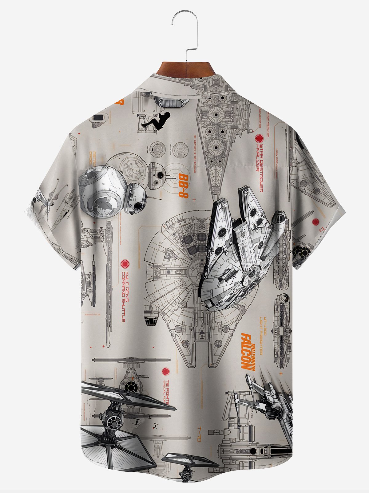 Rhyvra Flying Machine Chest Pocket Short Sleeve Hawaiian Shirt