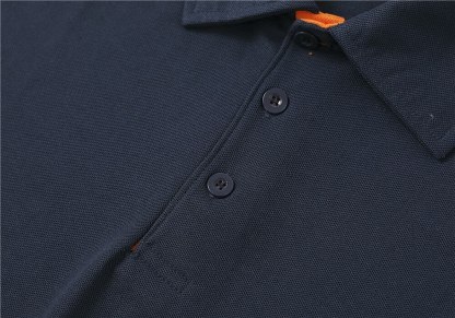 Men's Polo Shirt Golf Shirt Casual Holiday Lapel Classic Short Sleeve Fashion Basic Plain Button Summer Regular Fit Black Pink Wine Navy Blue Blue Orange Polo Shirt