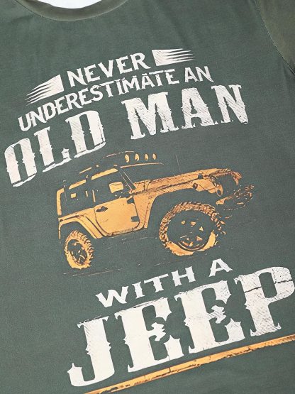 Men's Graphic Car Old Man T shirt Short Sleeve T shirt 3D Print Crew Neck Shirt Casual Street Style Sports Outdoor Holiday Going out Black Blue Brown Spring & Summer Clothing Apparel S M L XL 2XL 3XL