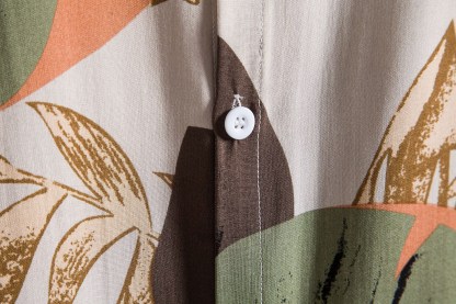 Men's Casual Flowers Print Short Sleeve T-Shirt