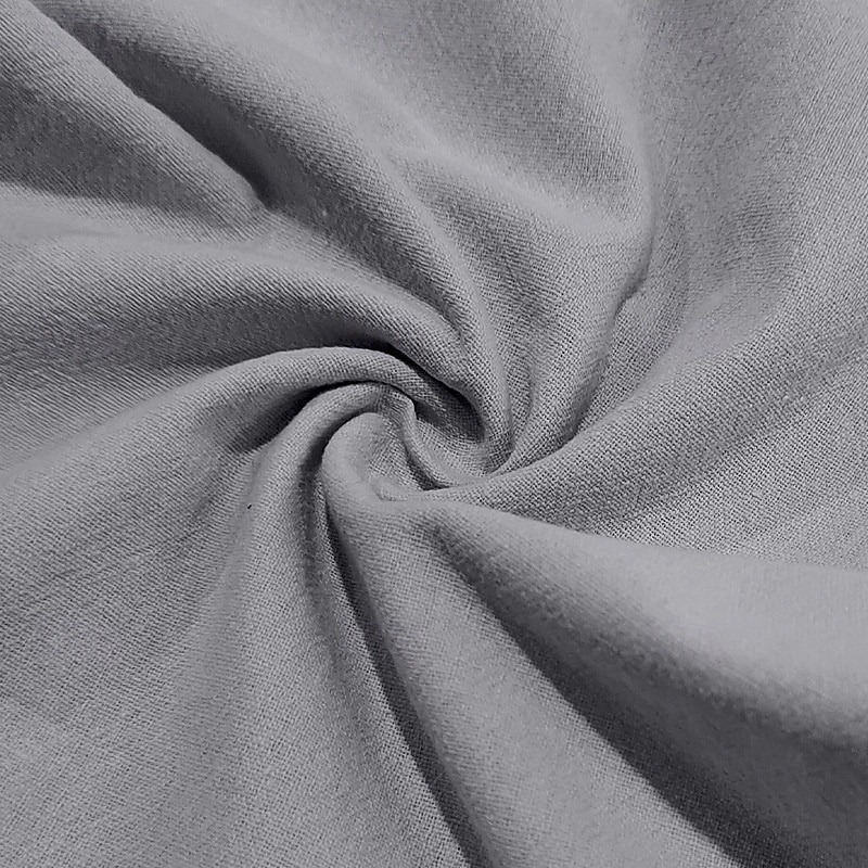 Men's Linen Pants Trousers Summer Pants Beach Pants Drawstring Elastic Waist Straight Leg Plain Comfort Breathable Full Length Casual Daily Holiday Fashion Classic Style Black White