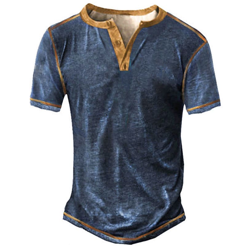 Men's Henley  T-shirt